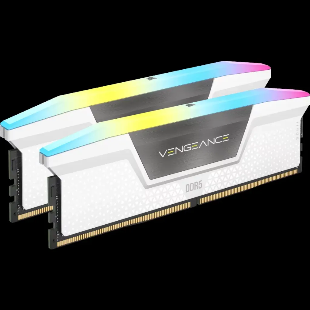 32GB CORSAIR VENGEANCE 6000 MT/s DDR5 (16GBX2) RGB - WHITE