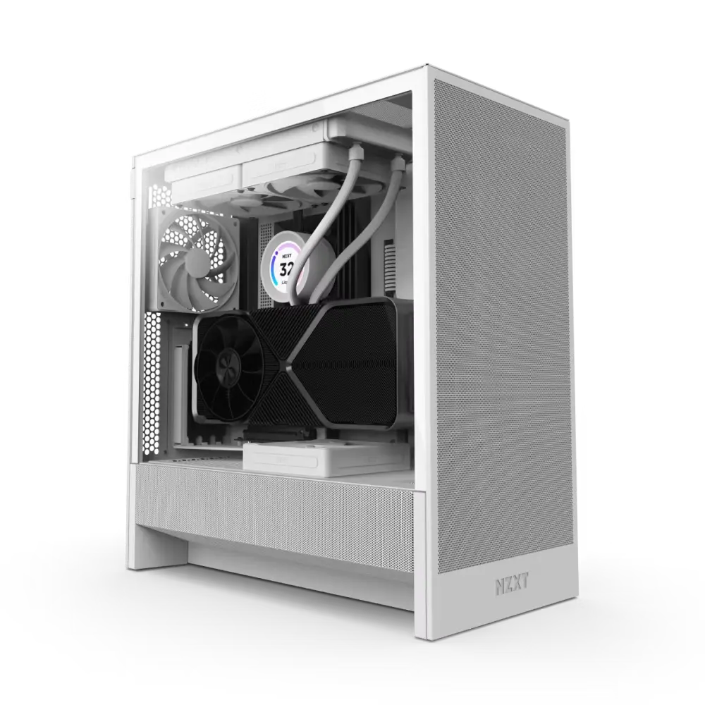 NZXT H5 FLOW 2024 EDITION ALL MID TOWER - WHITE