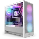 NZXT H5 FLOW RGB 2024 EDITION MID TOWER - WHITE