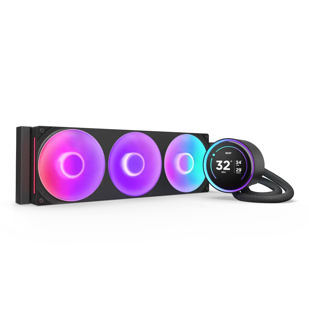 NZXT KRAKEN ELITE 360MM 2024 COOLER WITH CONTROLLER RGB - BLACK