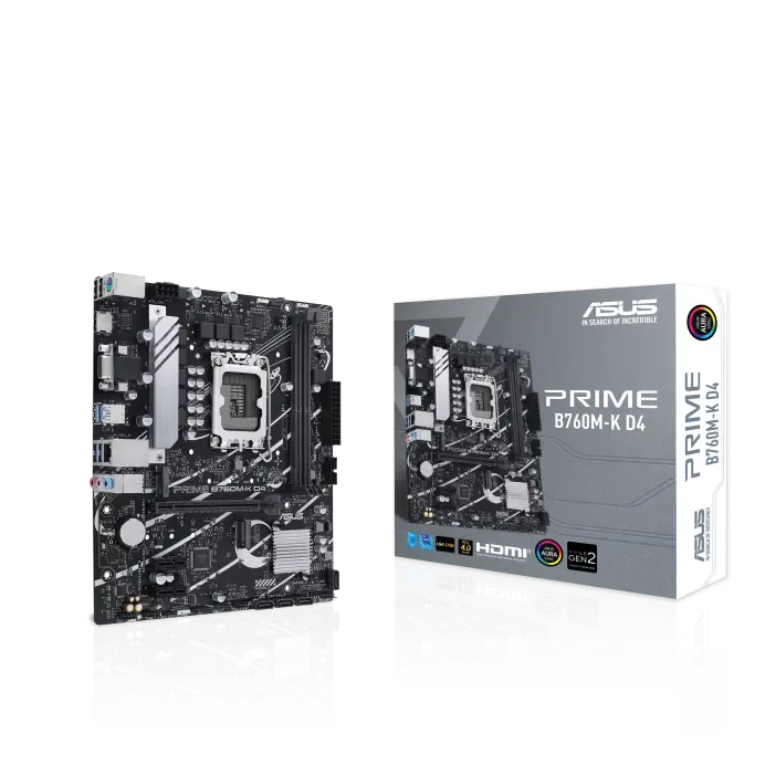 ASUS PRIME B760M-K D4 INTEL LGA1700,B760,USB3.2 GEN 1