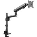 TWISTED MINDS SINGLE SLIM POLE MOUNTED SPRING ASSISTED MONITOR ARM (17" - 32" 100^100 9KG) - BLACK