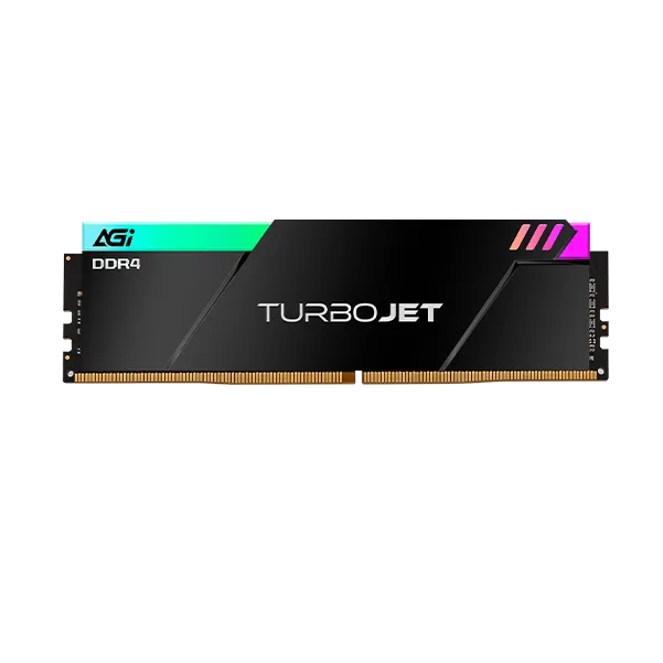 16GB AGi TURBOJET UD848 3600 MT/s DDR4 (8GBX2) RGB - BLACK