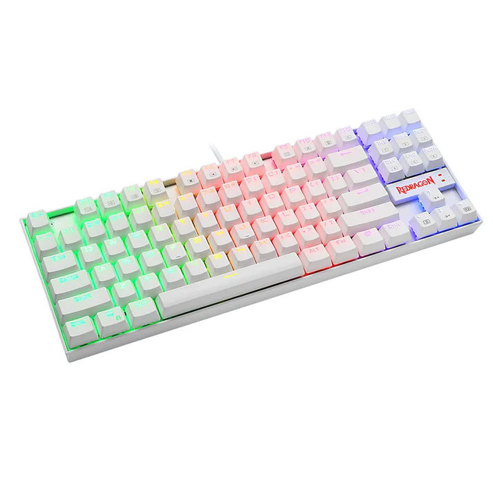 REDRAGON KUMARA K552 WIRED MECHANICAL KEYBOARD RGB - US - WHITE