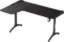 TWISTED MINDS WARRIOR L SHAPED GAMING DESK RGB LEFT 160*100*75 CM - BLACK