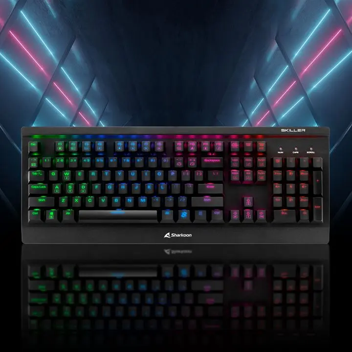 SHARKOON SKILLER MECHANICAL (US- LAYOUT) SGK3 - BROWN