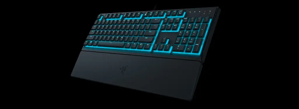 RAZER ORNATA V3 X LOW-PROFILE MEMBRANE RGB KEYBOARD (SILENT) - BLACK