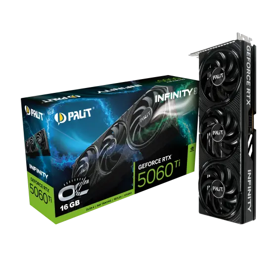 PALIT RTX5060 Ti INFINITY 3 OC 16GB GDDR7 128bit 3-DP HDMI