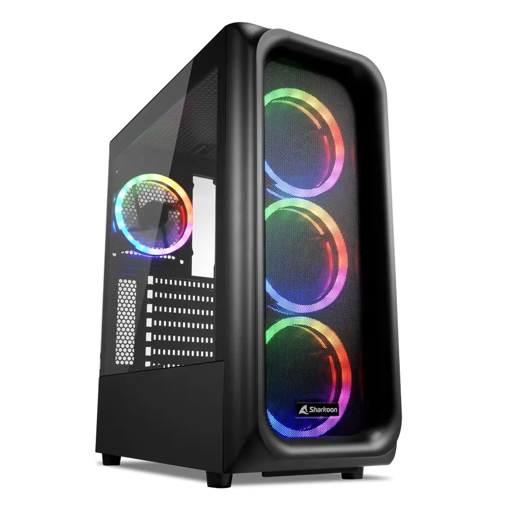 SHARKOON TK5M RGB ATX - BLACK