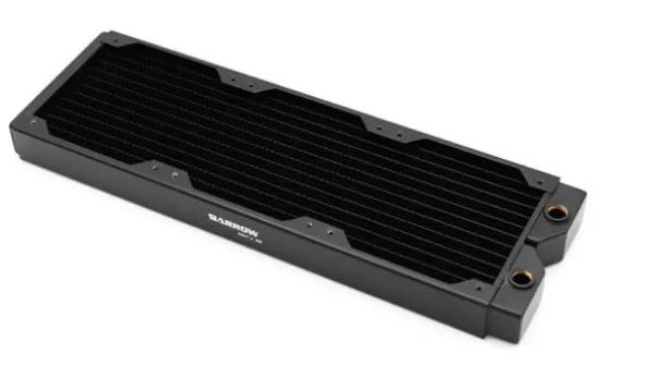 BARROWCH 360MM DABEL-B SERIES COPPER RADIATOR (THICK : 28MM) - BLACK