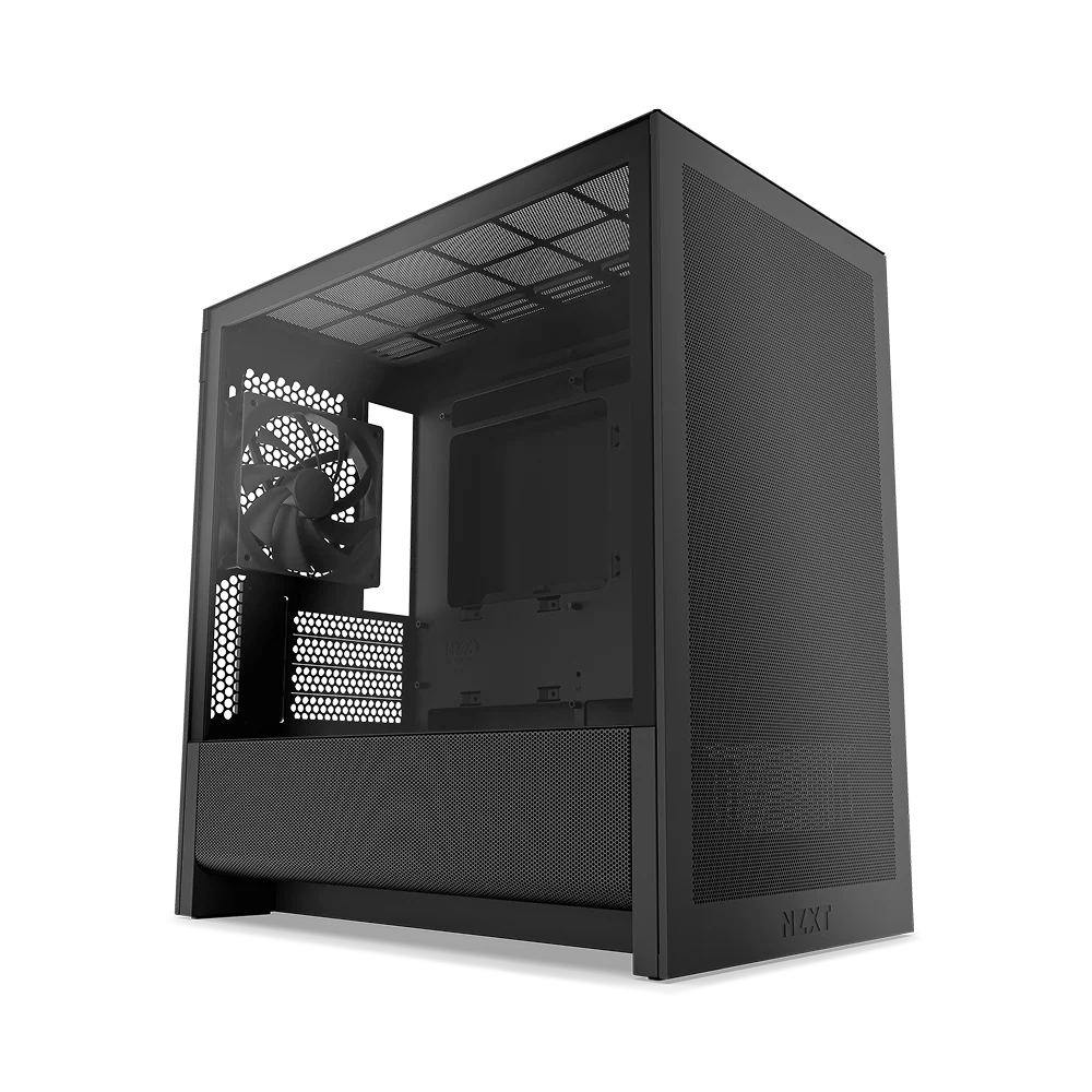 NZXT H3 FLOW 2025 EDITION MID TOWER MICRO ATX - BLACK