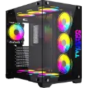 TWISTED MINDS BULLET-07 MID TEMPERED GLASS MID TOWER - BLACK