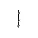 SKILL TECH VERTICAL DUAL-MONITOR STEEL ARTICULATING MONITOR MOUNT ARM (17"- 32" 100*100 18KG) - BLACK
