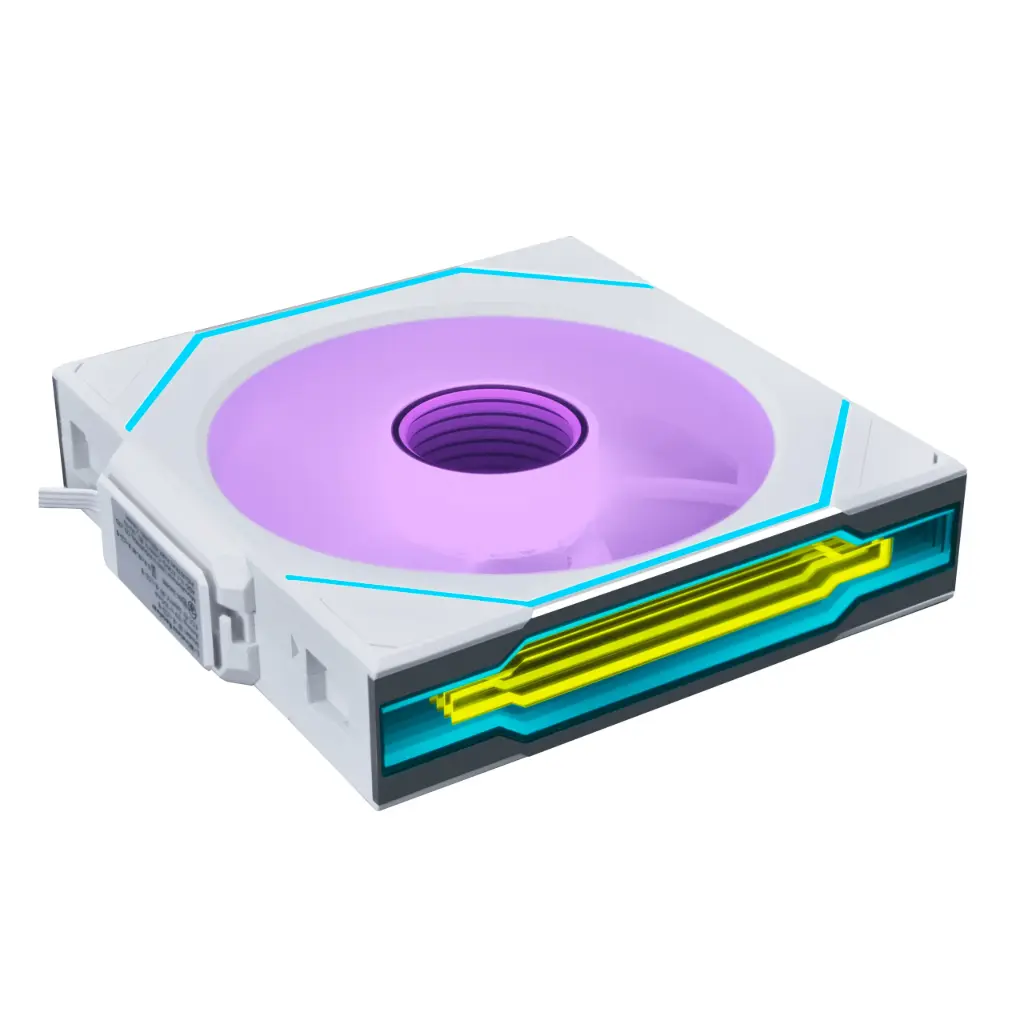 LIAN LI UNI FAN SL INFINITY WIRELESS 120MM (REVERSE BLADE) ARGB FAN 1PCS - WHITE