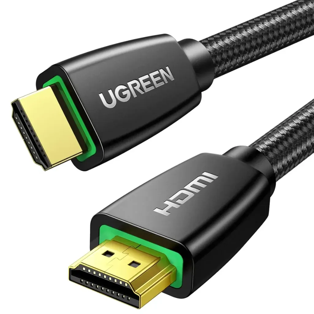 UGREEN HDMI MALE TO MALE BRAIDED CABLE 5M - BLACK
