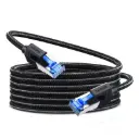 UGREEN CAT8 ETHERNET SHIELDED BRAIDED CABLE 10M - BLACK