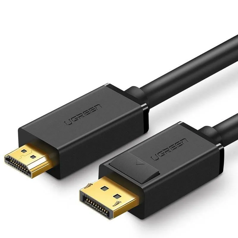 UGREEN DISPLAYPORT TO HDMI CABLE 2M - BLACK