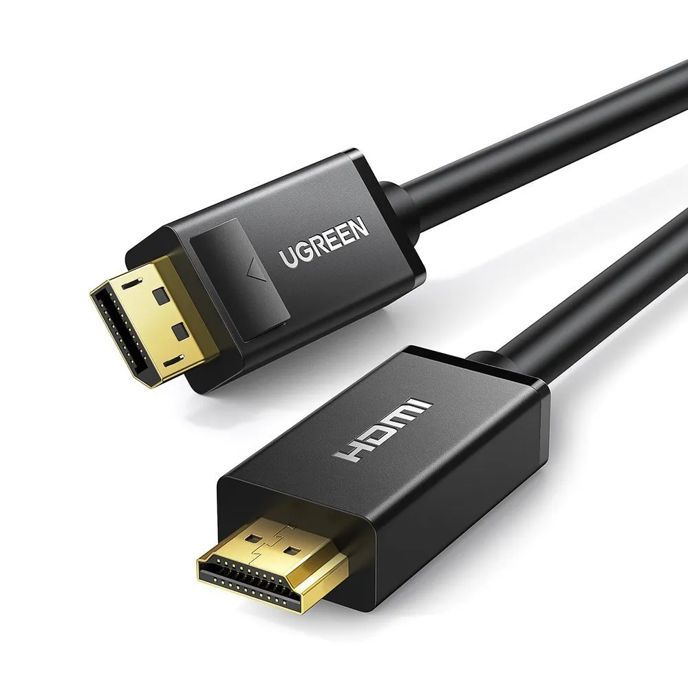 UGREEN DISPLAYPORT TO HDMI CABLE 3M - BLACK