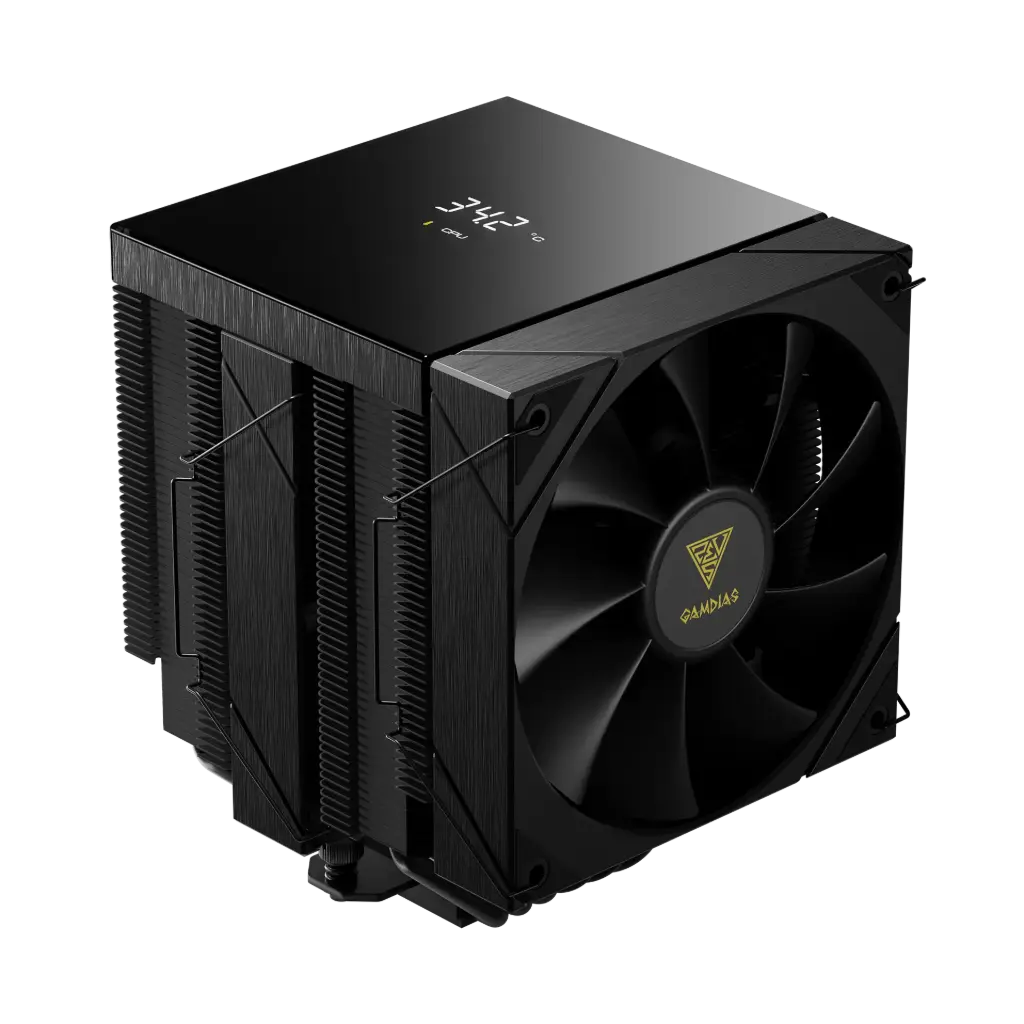GAMDIAS BOREAS P2-62D ARGB AIR CPU COOLER - BLACK