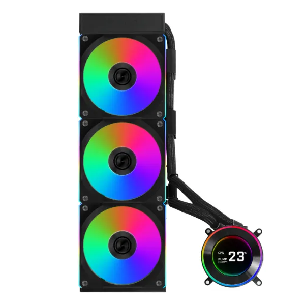 LIAN LI HYDROSHIFT II LCD-C 360CL RGB - BLACK