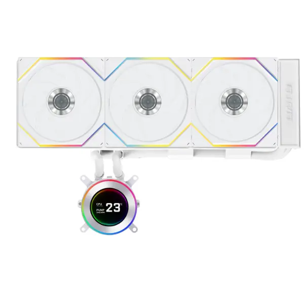 LIAN LI HYDROSHIFT II LCD C-360R RGB AIO CPU COOLER - WHITE