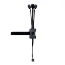 LIAN LI INTERNAL USB HUB 2.0 1-to-3 - BLACK