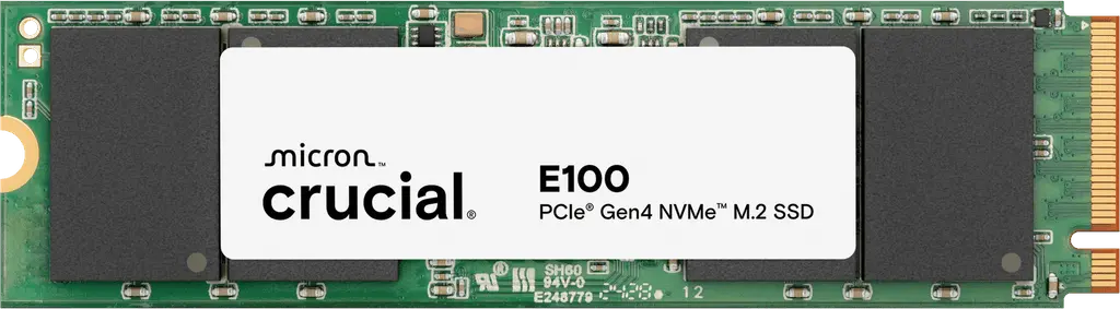 Crucial E100 1TB PCIe 4.0 NVMe Read:5000MBs Write:4500MBs