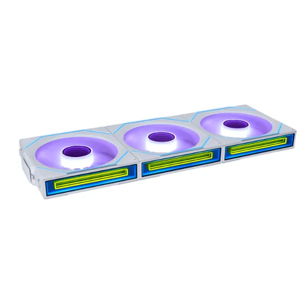 LIAN LI UNI FAN SL INFINITY WIRELESS 120MM (REVERSE BLADE) ARGB FAN 3PCS - WHITE