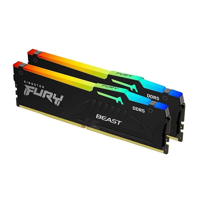 32GB KINGSTON FURY BEAST 6000 MT/s DDR5 (16GBX2) RGB - BLACK