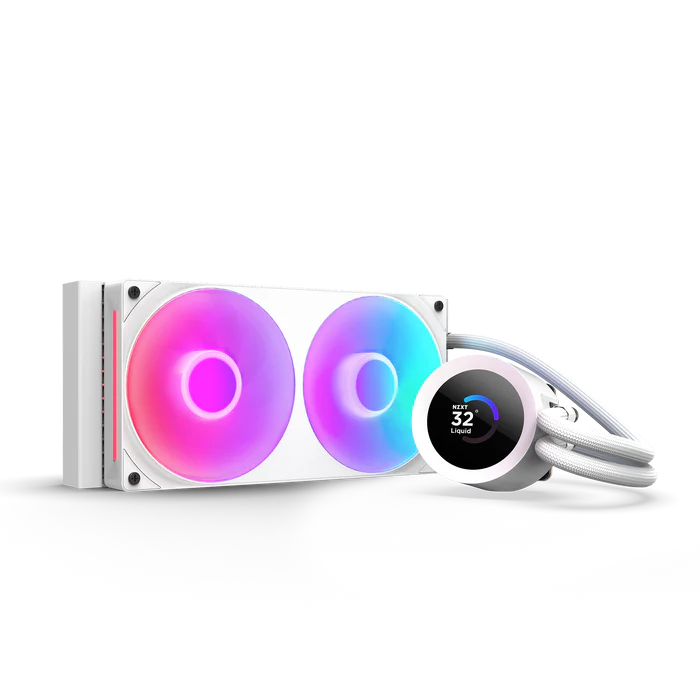 NZXT KRAKEN PLUS 240 RGB 240MM AIO COOLER  - WHITE