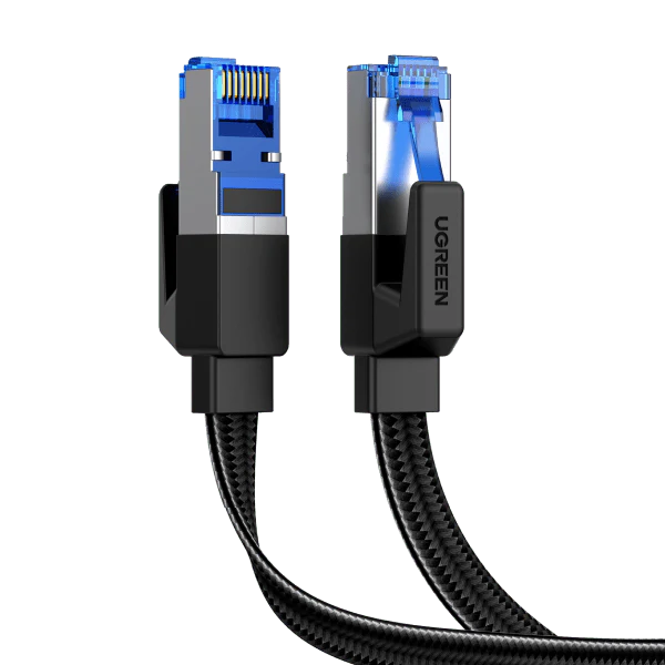 UGREEN CAT8 ETHERNET SHIELDED BRAIDED CABLE 2M - BLACK