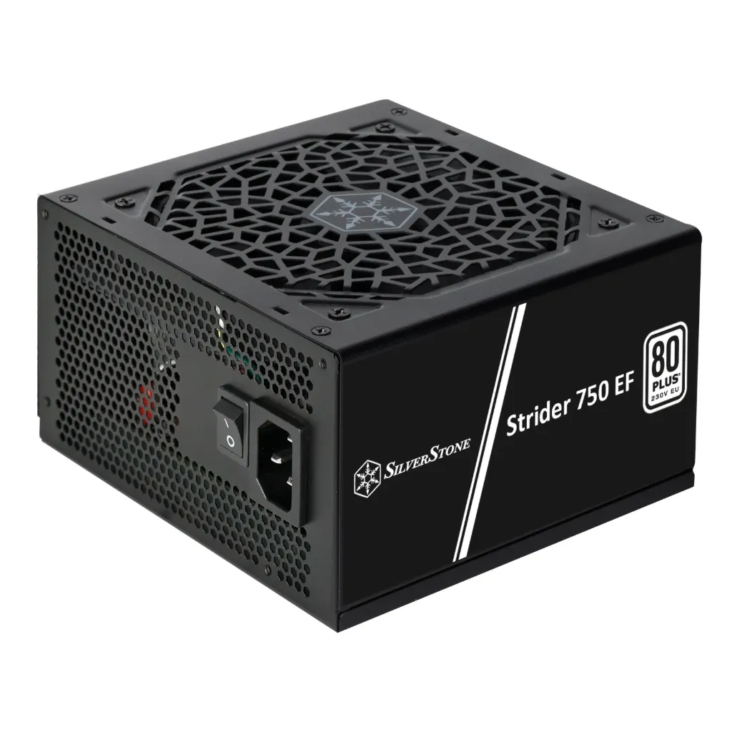 SILVERSTONE STRIDER 750 EF 80 PLUS 750W ATX 2.X & PCIE 3.0 NON MODULAR - BLACK