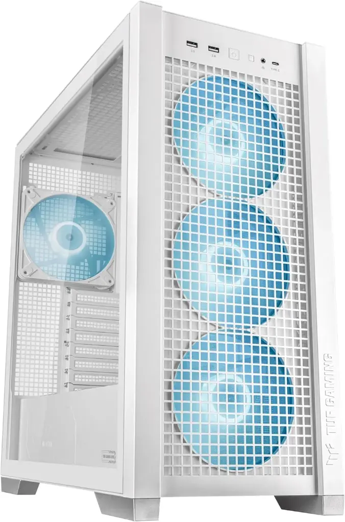 ASUS TUF GAMING GT302 MID TOWER ATX ARGB - WHITE
