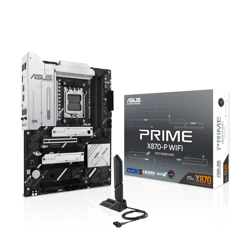 ASUS PRIME X870-P WIFI AMD AM5 DDR5 PCIe 5.0 ATX