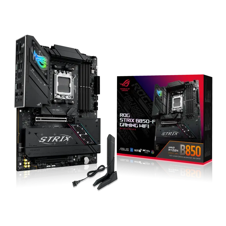 ASUS ROG STRIX B850-F GAMING WIFI AMD AM5 DDR5 PCIe 5.0 ATX - BLACK