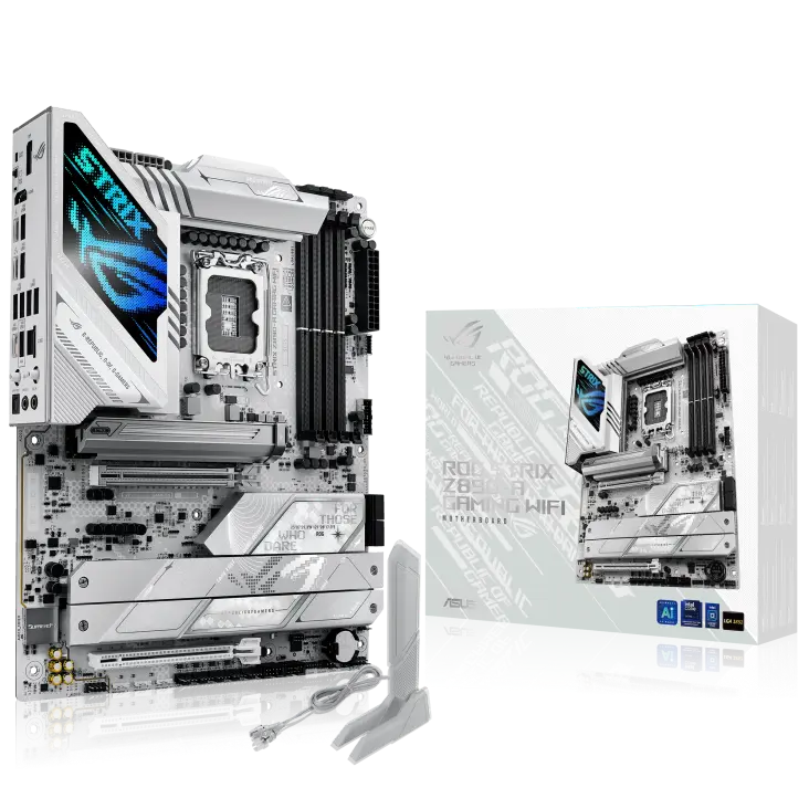ASUS ROG STRIX Z890-A GAMING WIFI INTEL LGA 1851 DDR5 PCIe 5.0 ATX - WHITE