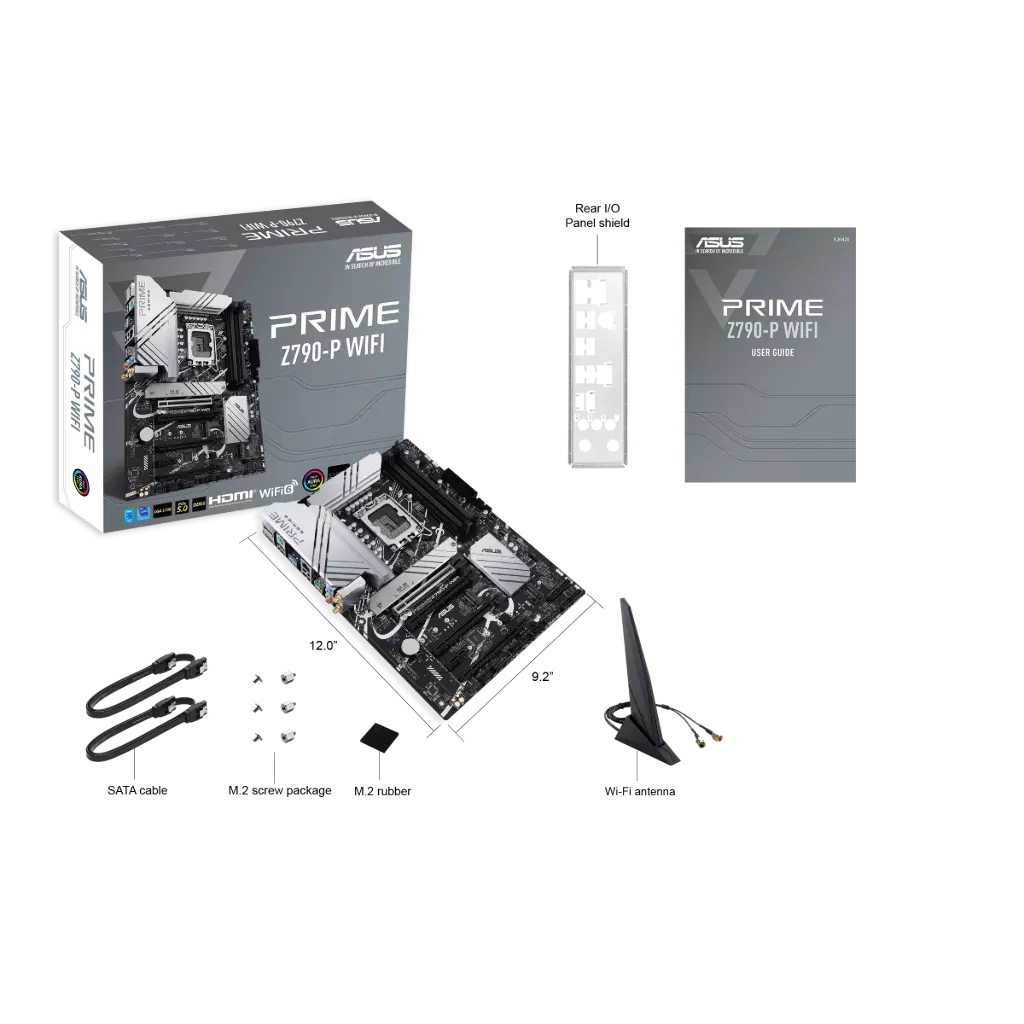 ASUS PRIME Z790-P WIFI INTEL LGA 1700 DDR5 PCIe 5.0 ATX - BLACK