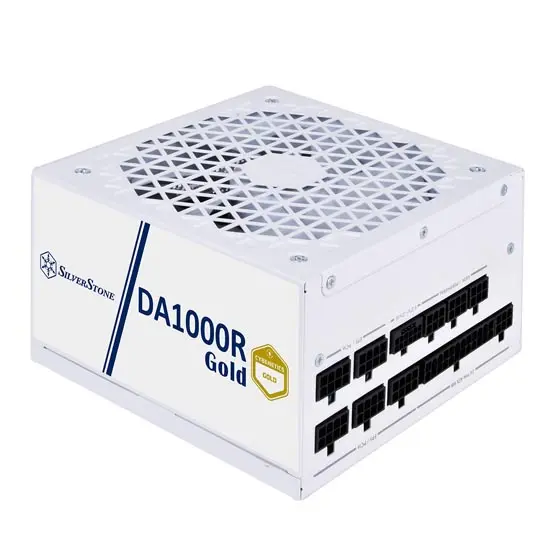 SILVERSTONE DA1000R 1000W CYBENETICS GOLD ATX 3.0 PCIE 5.0 FULLY MODULAR ATX POWER SUPPLY - WHITE