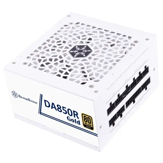 SILVERTONE 850W GOLD ATX 3.0 & PCIE 5.0 FULLY MODULAR ATX - WHITE