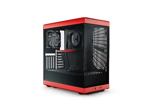 HYTE Y40 ATX PC CASES WITH PCIE 4.0 RISER - BLACK CHERRY
