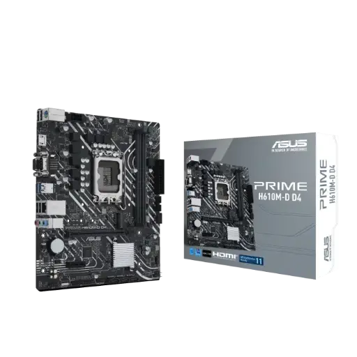 ASUS PRIME H610M-D D4 INTEL LGA 1700 DDR4 PCIe 4.0 MICRO-ATX