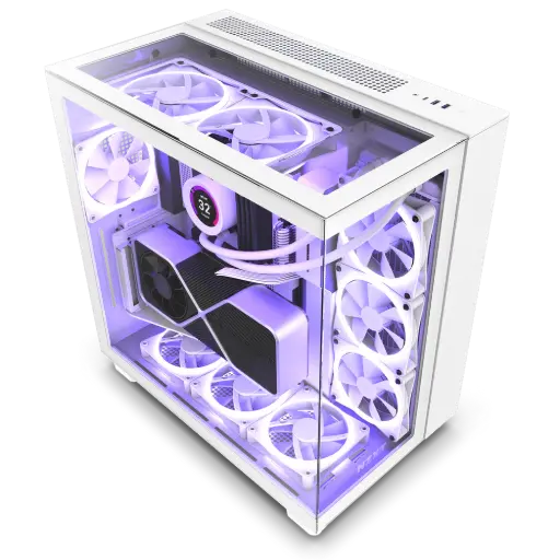 NZXT H9 ELITE EDITION ATX MID TOWER - WHITE