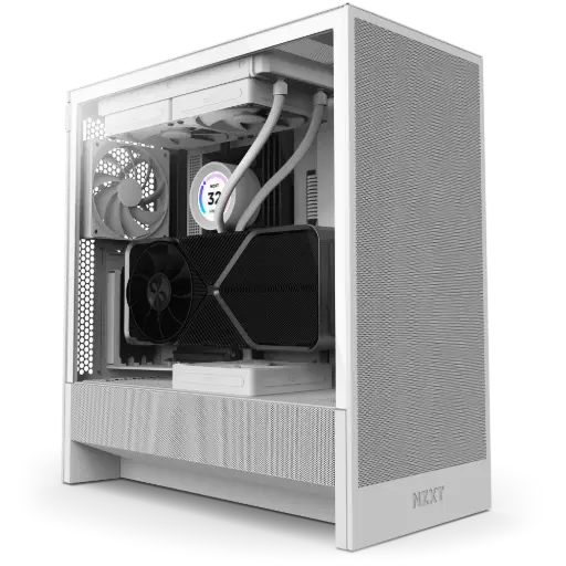 NZXT H5 FLOW 2024 EDITION ALL MID TOWER - WHITE