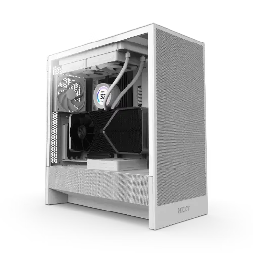 NZXT H5 FLOW 2024 EDITION ALL MID TOWER - WHITE