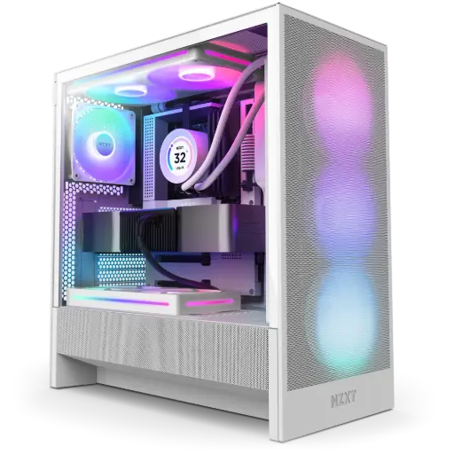 NZXT H5 FLOW 2024 EDITION ALL MID TOWER RGB - WHITE