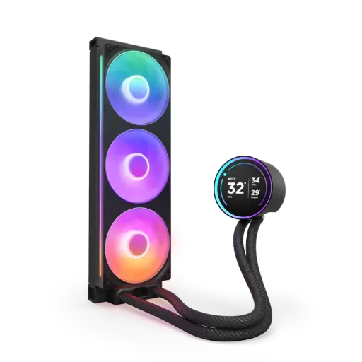 NZXT KRAKEN ELITE 360MM 2024 COOLER WITH CONTROLLER RGB - BLACK