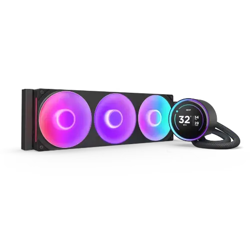 NZXT KRAKEN ELITE 360MM 2024 COOLER WITH CONTROLLER RGB - BLACK