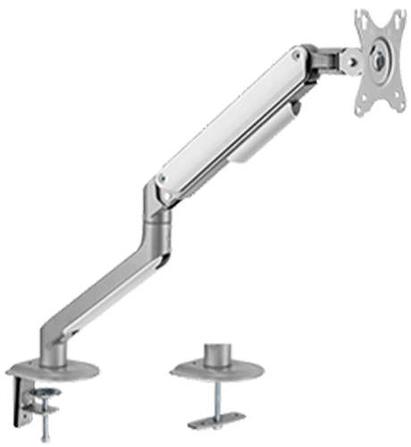 TWISTED MINDS SINGLE MONITOR ECONOMICAL SPRING MONITOR ARM WHITE(FIT SCREEN SIZE 17 - 32 inch) (SUPPORTS CURVE SCREEN) - WHITE