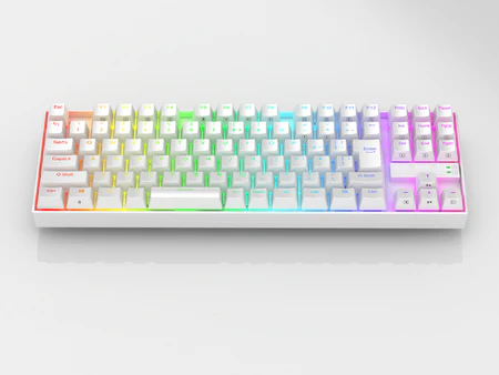 REDRAGON KUMARA K552 WIRED MECHANICAL KEYBOARD RGB - US - WHITE
