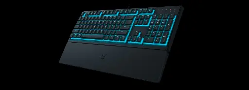 RAZER ORNATA V3 X LOW-PROFILE MEMBRANE RGB KEYBOARD (SILENT) - BLACK